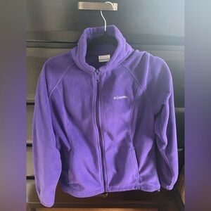 NEW LISTING ✨ Purple Fleece Columbia Jacket